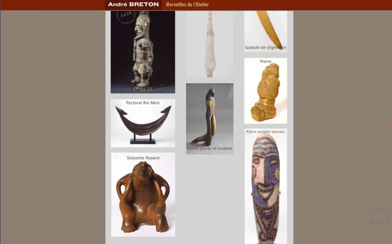 image from Merveilles de l'Atelier d'André Breton